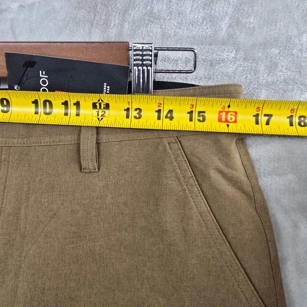 NWT‎ Proof Size 33 Equator Short Brown Performance Cargo Tech Utility Shorts